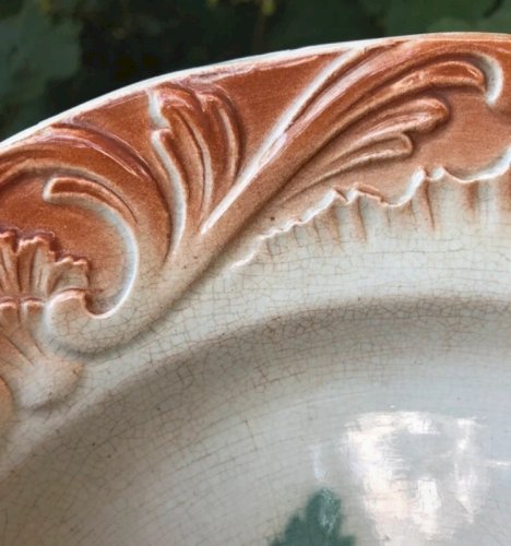 Assiette plate ancienne Digoin