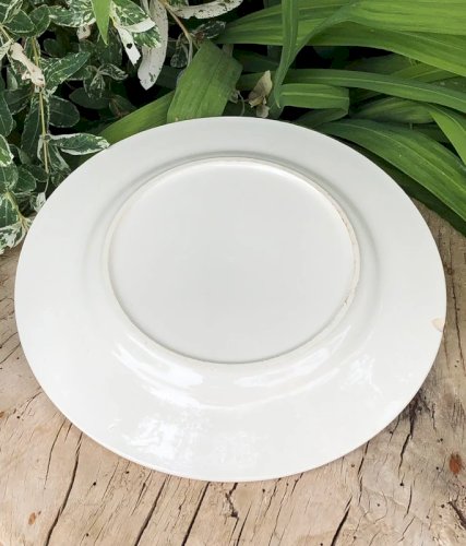 Assiette plate publicitaire Esso vintage motif voiture