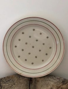 Vintage retro flat plate