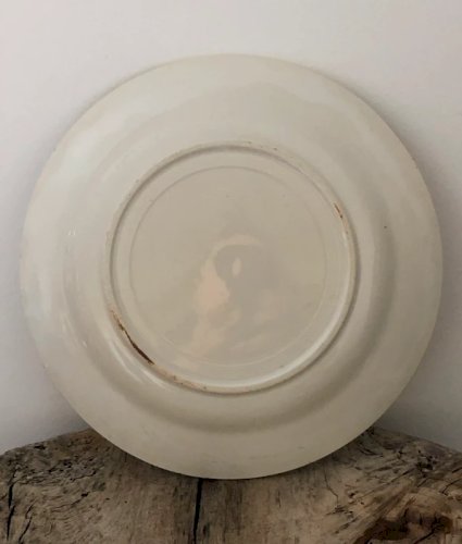 Assiette plate rétro vintage