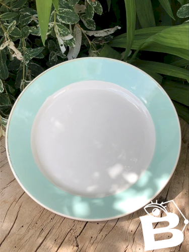 Assiette plate vintage K&G Luneville