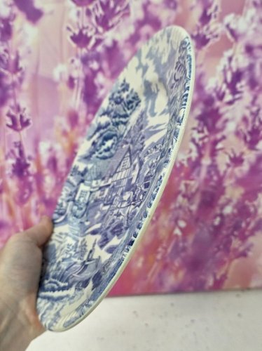 assiette plate vintage luneville terre de fer english style