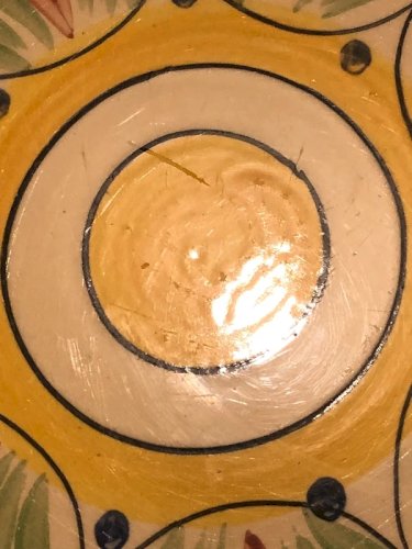 Assiette plate vintage