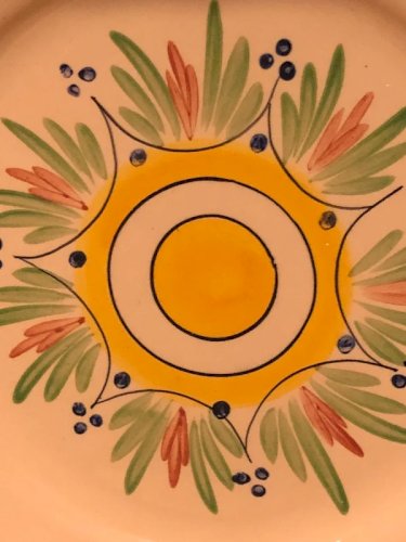 Assiette plate vintage