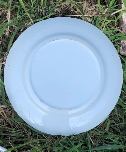 Assiette plate vintage