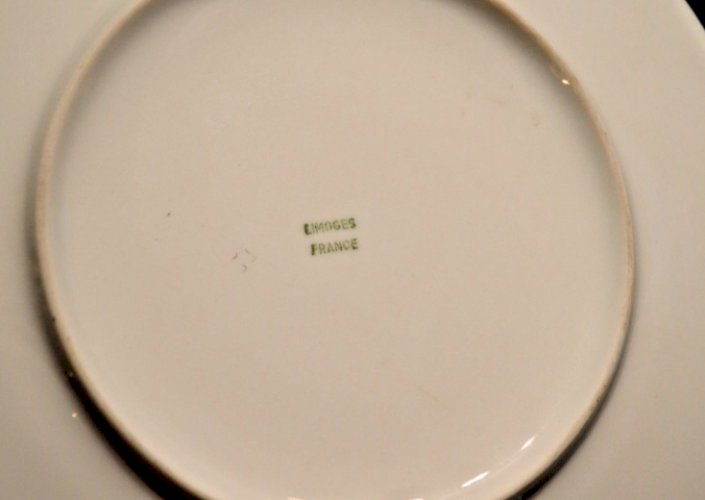  ASSIETTE PORCELAINE LIMOGES LE POTIER TERRA VECCHIA NEUVE FOND DE STOCK 