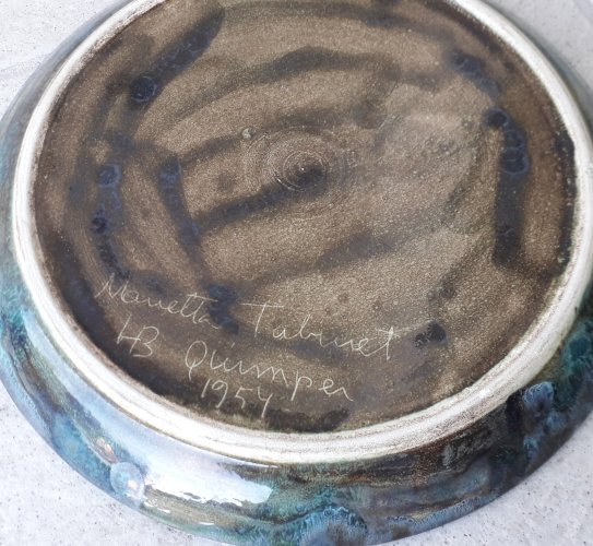 Assiette Quimper Taburet