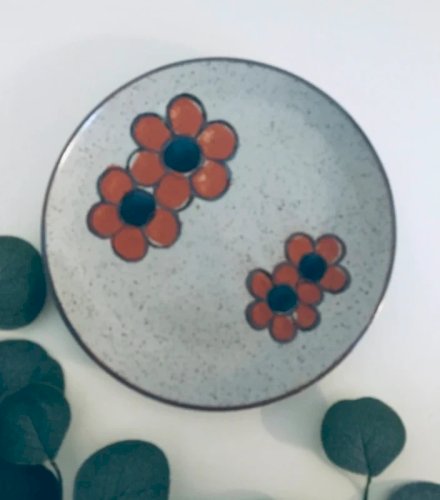 Assiette rétro