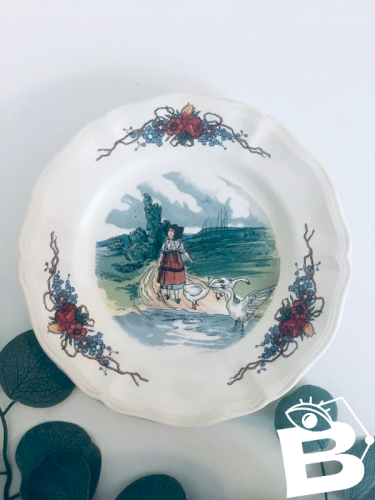 Assiette Sarreguemines