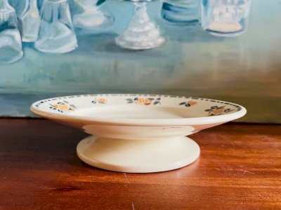 Footed plate Choisy le Roi Ironstone