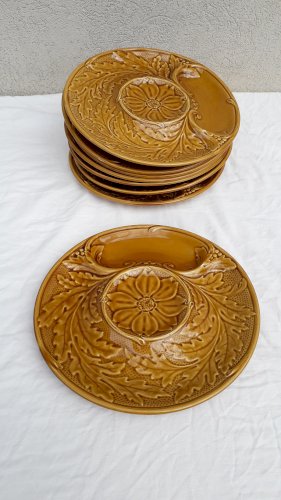 Assiettes à artichaut Gien