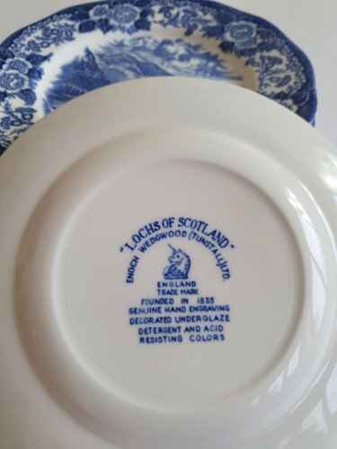 Assiettes à dessert anglaises Wedgwood