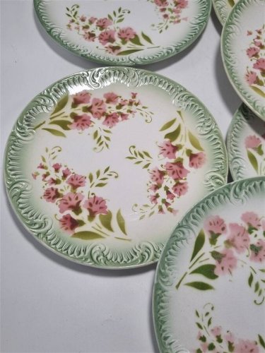 Assiettes à dessert Digoin & Sarreguemines