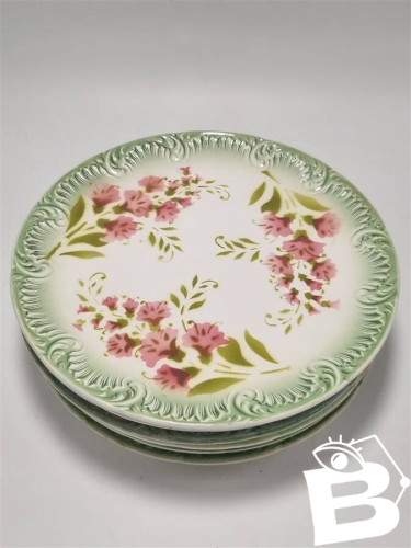 Assiettes à dessert Digoin & Sarreguemines