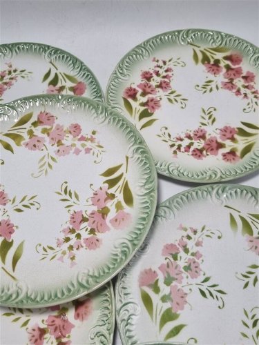 Assiettes à dessert Digoin & Sarreguemines