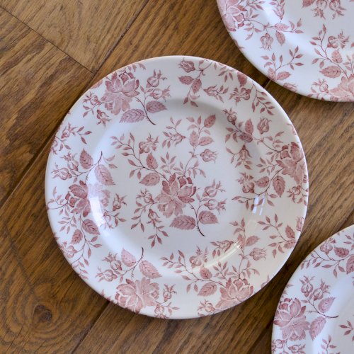 Assiettes à dessert EIT England petites roses