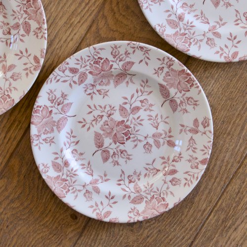 Assiettes à dessert EIT England petites roses