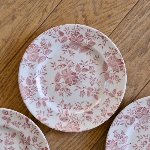 Assiettes à dessert EIT England petites roses