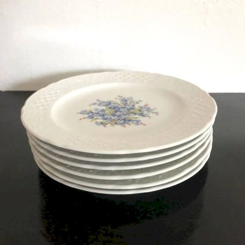 Assiettes à dessert porcelaine Bavaria