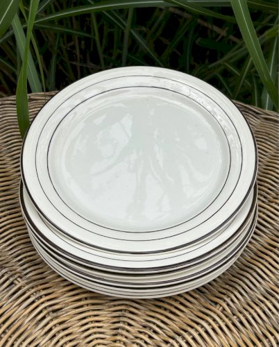 Assiettes à dessert rétro vintage Pagnossin