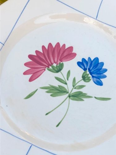 Assiettes à dessert rétro vintage