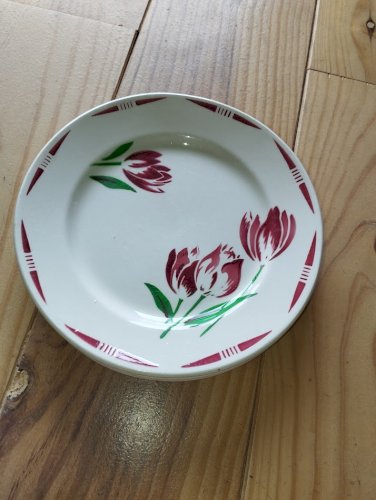 assiettes a dessert TULIPES badonviller