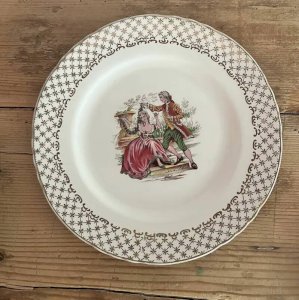 Assiettes à dessert vintage « Marquise »