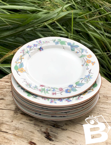 Assiettes à dessert vintage Woodhill