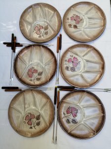 Fondue / Barbecue plates