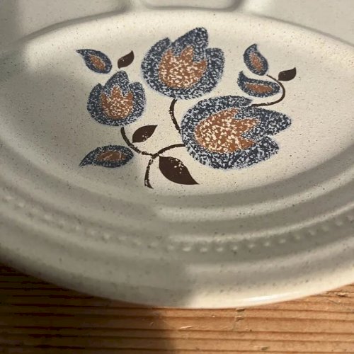 Assiettes à fondue vintage