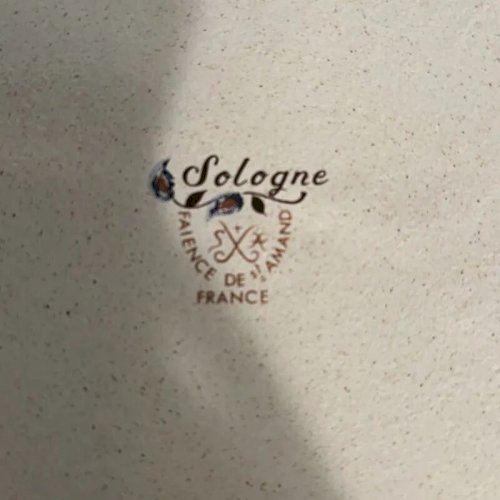 Assiettes à fondue vintage