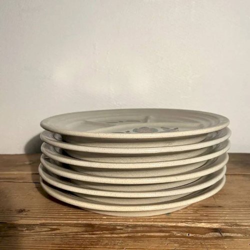 Assiettes à fondue vintage