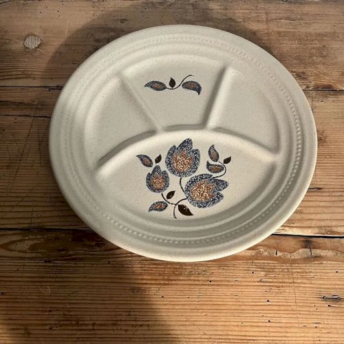 Assiettes à fondue vintage