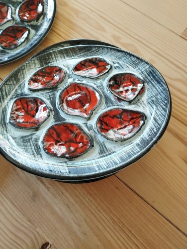 assiettes a huitres