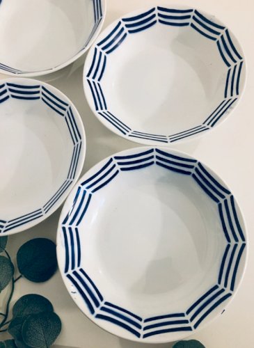 Assiettes anciennes Art Déco