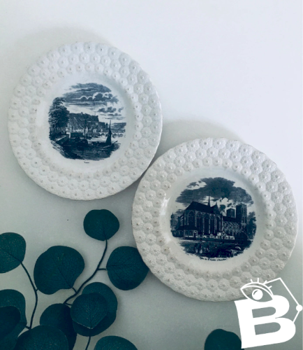 Assiettes anciennes Frères Boch