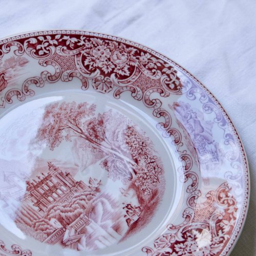 Assiettes anciennes hollandaises signées Maastricht Old England
