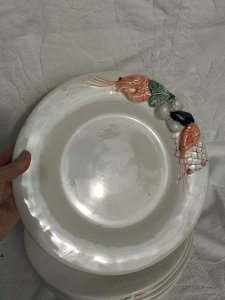 assiettes barbotines 