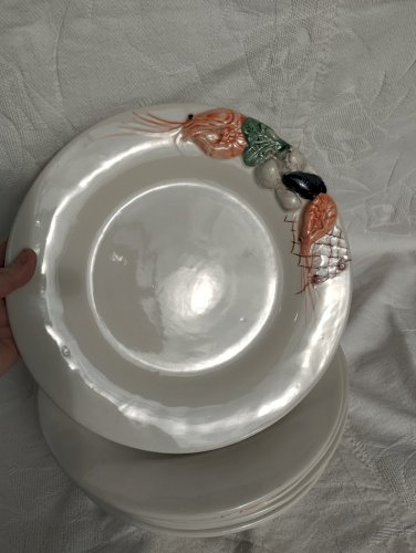 assiettes barbotines 