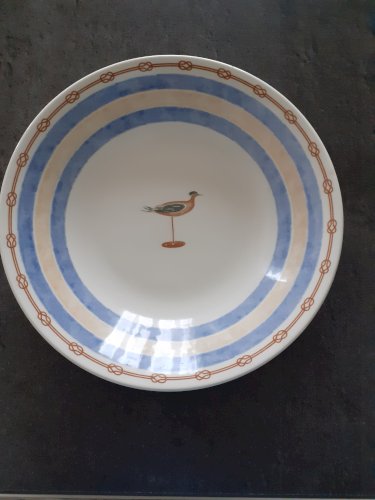 assiettes creuse   CHURCHILL DECORD PLUVIER