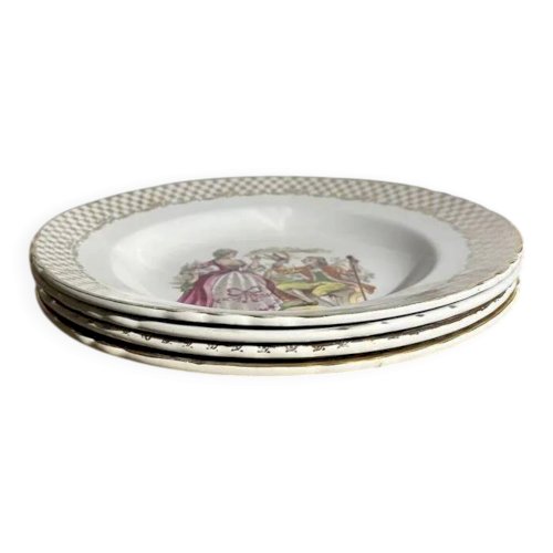 Assiettes creuses anciennes