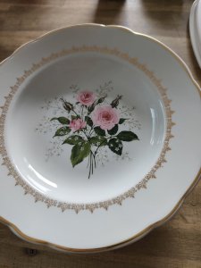 Assiettes creuses Badonviller modèle bagatelle 