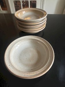 Assiettes creuses Grés du Marais