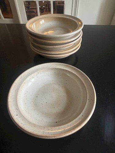 Assiettes creuses Grés du Marais