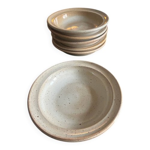 Assiettes creuses Grés du Marais