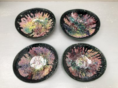 assiettes creuses pokebowl année 50 / 60