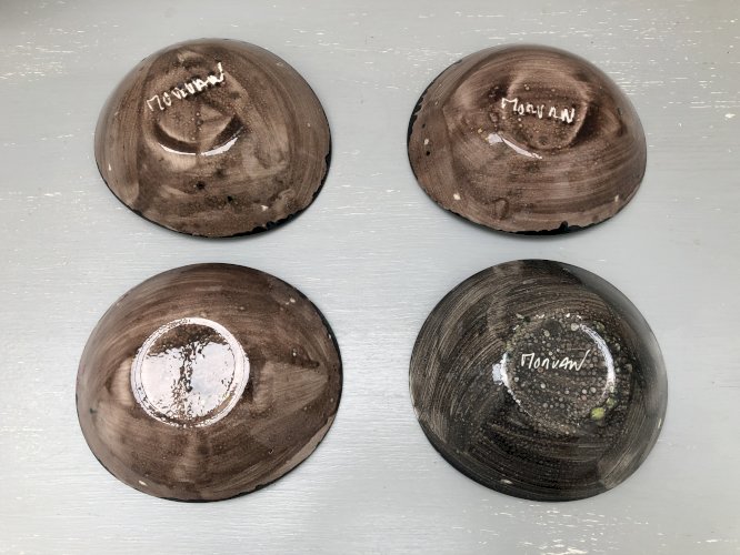 assiettes creuses pokebowl année 50 / 60