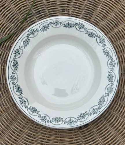Assiettes creuses rétro vintage Céranord