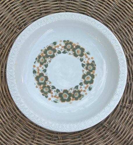 Assiettes creuses rétro vintage en porcelaine Bavaria