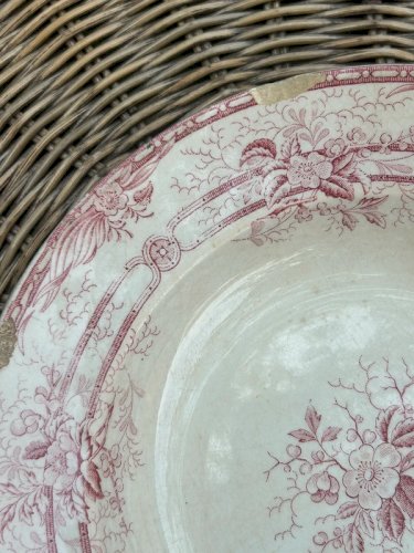 Assiettes creuses rétro vintage K&G Luneville modèle Cérès